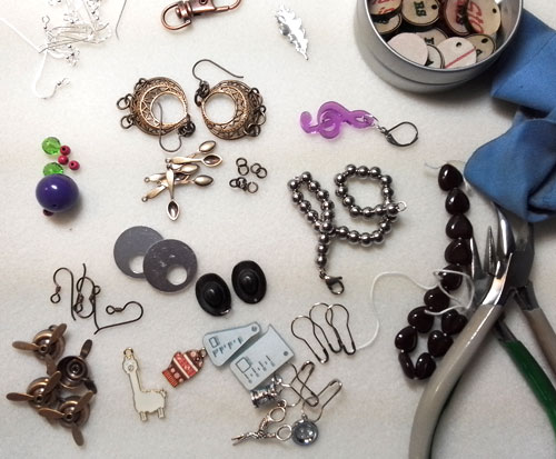 Close-up in progress bin