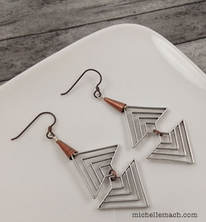 Double Triangle Earrings