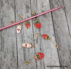 Strawberry Stitch Markers